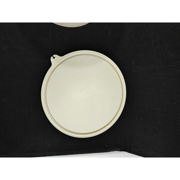 Vintage TUPPERWARE‎ ALMOND STARBURST CANISTER With Lid 265-15 Storage - Picture 5 of 9